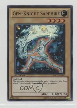 SR - Gem-Knight Sapphire 1st Ed. YuGiOh Hidden Arsenal 5: Steelswarm Invasion - Image 1