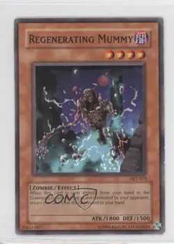 Regenerating Mummy Unlimited YuGiOh Ancient Sanctuary #AST-079 2004 - Image 1