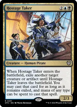 MTG Hostage Taker - Outlaws of Thunder Junction Commander #231 - Image 1