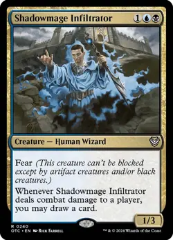 MTG Shadowmage Infiltrator - Outlaws of Thunder Junction Commander #240 - Image 1