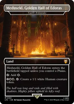MTG Castle Ardenvale(Meduseld, Golden Hall of Edoras) Borderless - The Lord of - Image 1