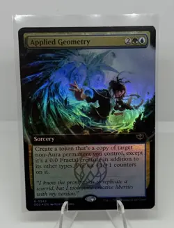 Applied Geometry Extended Art Foil 343 Secrets of Strixhaven Magic the Gathering - Image 1