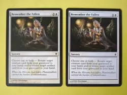 Remember The Fallen - New Phyrexia - MTG (Set of 2) - Image 1