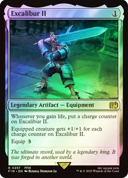 MTG FOIL Excalibur II - FINAL FANTASY #257 - Image 1