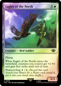 MTG FOIL Eagles of the North - The Lord of the Rings #007 - Image 1