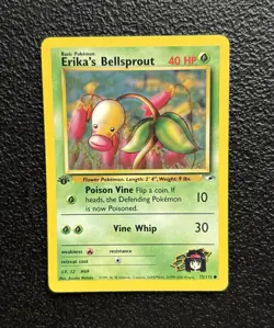 Pokemon TCG - 1st Edition Erika's Bellsprout 75/132 - Gym Heroes *NM/LP - Image 1