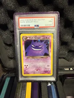 2002 POKEMON NEO DESTINY #6 DARK GENGAR-HOLO PSA 9 - Image 1