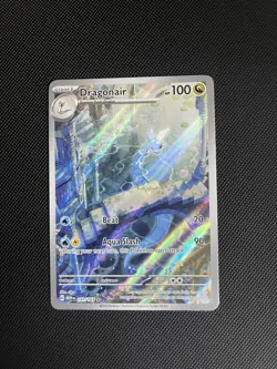 Pokemon TCG Dragonair Illustration Rare Card 181/165 Scarlet & Violet 151 - Image 1