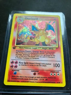 pokemon 1st edition charizard novelty card 4/102 - Image 1