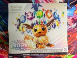 Prismatic Evolutions ETB Elite Trainer Box Factory Sealed Pokemon TCG - Image 1