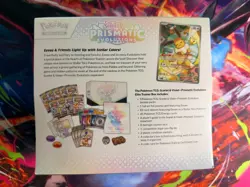 Prismatic Evolutions ETB Elite Trainer Box Factory Sealed Pokemon TCG - Image 2