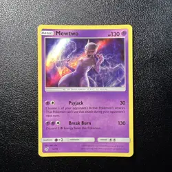 Mewtwo 12/18 Detective Pikachu Pokemon Card Holo TCG - Image 1