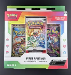 Pokemon TCG First Partner Illustration Collection Series 1 Box Sealed - Image 1