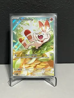 Scorbunny Pokemon TCG Ascended Heroes 225/217 Illustration Rare Holo - Image 1