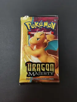 POKEMON Dragon Majesty Booster Pack - Dragonite NEW SEALED - Image 1