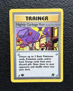 Pokemon TCG - 1st Edition Nightly Garbage Run 77/82 - Team Rocket *NM/LP - Image 1