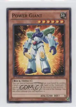Power Giant 1st Ed. YuGiOh Battle Pack 2: War of the s #BP02-EN091 - Image 1