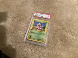 1999 Pokemon Base Set 1st Edition PSA 9 #55 Nidoran WOTC - Image 1