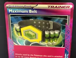 Maximum Belt 117/131 Holofoil Scarlet Violet Pokemon TCG Prismatic Evolutions NM - Image 2