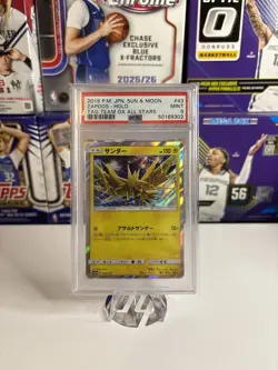Pokemon TCG Zapdos Tag Team All Stars 43/173 PSA 9 - Image 1