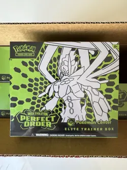 4x Pokemon TCG Perfect Order Pokemon Center Elite Trainer Box ETB Open Case NEW - Image 2