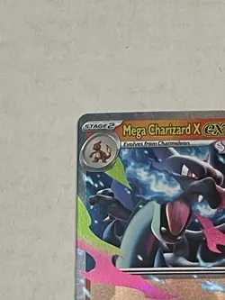 Pokemon TCG Mega Charizard X ex 029 Mega Evolution Black Star Promo Holo NM - Image 4