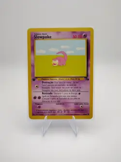 Pokemon TCG - Slowpoke 1st Edition Pokemon Fossil 55/62 Portuguese NM - Image 1