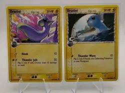 Pokemon TCG- Dratini 065/113 & 066/113 (Delta Species) Normal LP/MP - Image 1