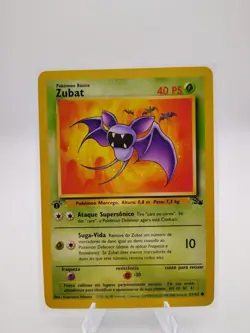 Pokemon TCG - Zubat 57/62 1st Edition Fossile Portuguese NM - Image 1