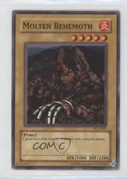 Molten Behemoth YuGiOh Pharaonic Guardian #PGD-001 2003 - Image 1
