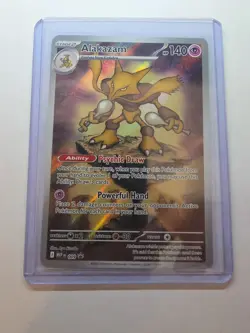 Alakazam 009 Pokemon TCG Mega Evolution Illustration Promo NM - Image 3