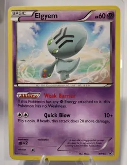 ELGYEM BW55 PROMO NON HOLO POKEMON TCG LP - Image 1