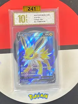 Pokemon TCG S-Chinese Sword &Shield Jolteon V SR CS4aC 143 Grade10 - Image 1