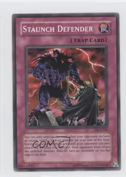 Staunch Defender Unlimited YuGiOh Dark Crisis #DCR-046 2003 - Image 1