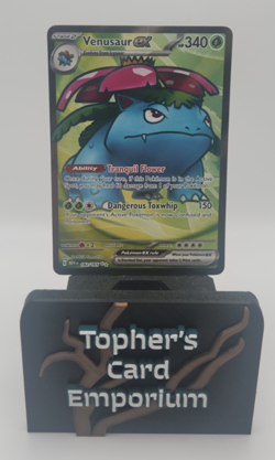 Venusaur ex - SV: 151 MEW - Pokemon TCG - Holofoil Ultra Rare - #182/165 - Image 1