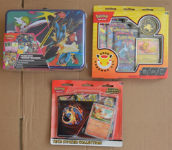 Pokemon TCG BUNDLE LOT (Ascended Heroes Pikachu 2026 Treasure Chest Tin) 3 Items - Image 1