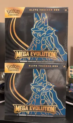 1x Pokemon TCG Mega Evolution Lucario ETB Brand New/Factory Sealed - Image 1