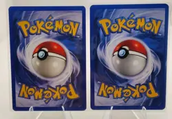 Pokemon Base Set Bulbasaur 44/102, Squirtle 63/102 LP - Image 2