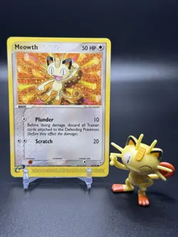 Meowth 42/95 Pokemon Team Magma vs Team Aqua Regular - LP - Image 1