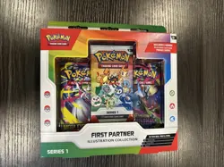 Pokemon 30th Anniversary First Partner Illustration Collection Series 1 Sealed - Image 1