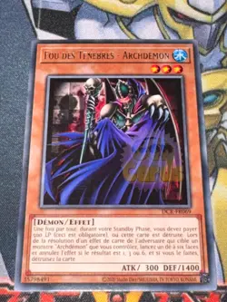 CARTE Yu Gi Oh FOU DES TENEBRES - ARCHDEMON DCR-FR069 25TH - Image 1