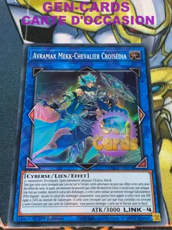 CARTE Yu Gi Oh AVRAMAX MEKK-CHEVALIER CROISEDIA MAZE-FR054 1ere edition - Image 1