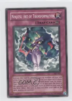 Ninjitsu Art of Transformation Unlimited YuGiOh Ancient Sanctuary #AST-052 2004 - Image 1