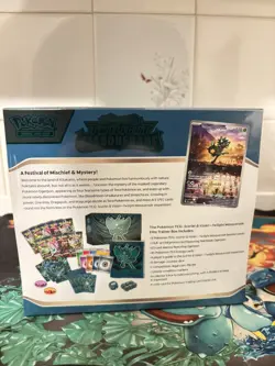 Pokemon TCG Scarlet & Violet Twilight Masquerade ETB with Protector SEALED - Image 2