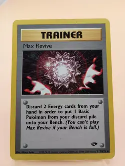 Pokemon Card Gym Challenge Max Revive 117/132 Uncommon MP - Image 1