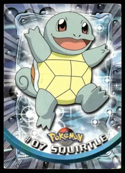 Pokemon Cards Squirtle #7 Topps Trading Cards Series 1 HP *1 - Image 1