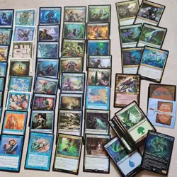 Commander Magic Deck 100 Cards = Complete MTG *GREEN & BLUE 12/12 MERFOLK TRIBE* - Image 2