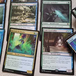 Commander Magic Deck 100 Cards = Complete MTG *GREEN & BLUE 12/12 MERFOLK TRIBE* - Image 4