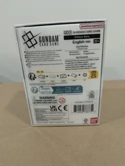 Gundam Card Game Edition Beta Box -Opened-No LR, few rares, C/Uncommon and dice - Image 2