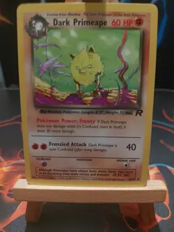 Pokemon Dark Primeape TCG Team Rocket 43/82 Unlimited Uncommon Card - Image 1